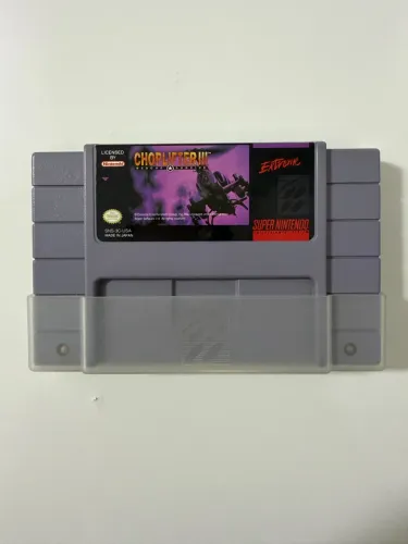 Cartucho Choplifter III - Super Nintendo SNES (Original, Americano)