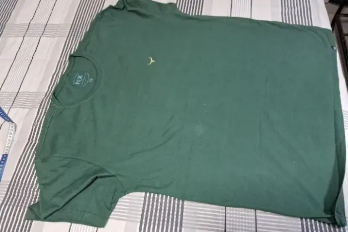 camiseta new texas verde 3 g, algodao, largura 66 cm x 2 e comprimento 86 cm