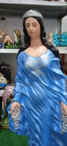 Estátua de Iemanjá em gesso 60cm