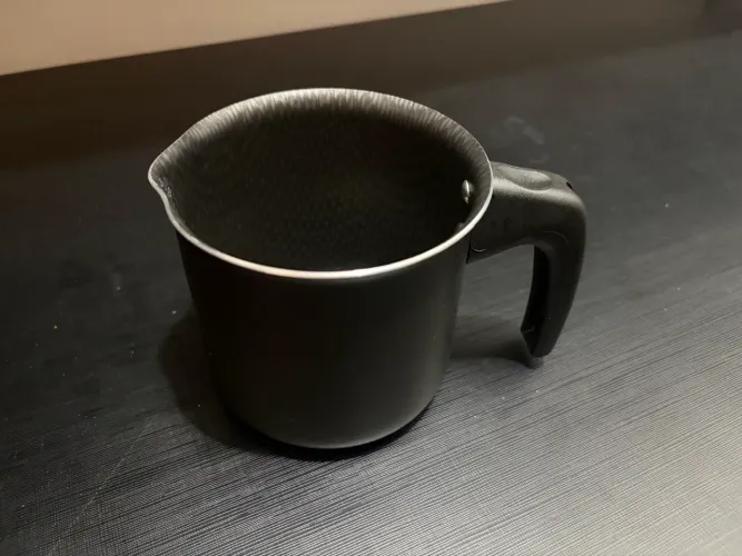 Mini leiteira em alumínio