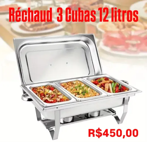 Réchaud 3 Cubas 12 litros 
