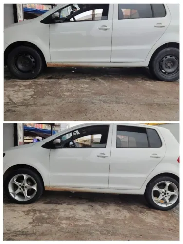 RODA ARO 17 5x100 COM PNEU ZERO ( MENOS De 1000km)