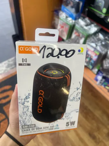 Caixa de som sem fio - a?gold 5w