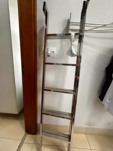 2 Escadas para Beliche em Aço Inox - Resistentes