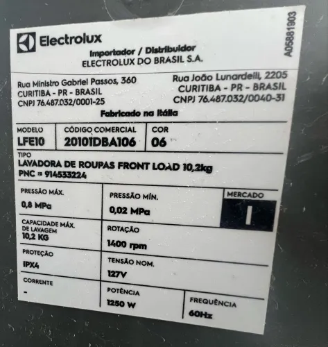 Vendo máquina para remoção de peças