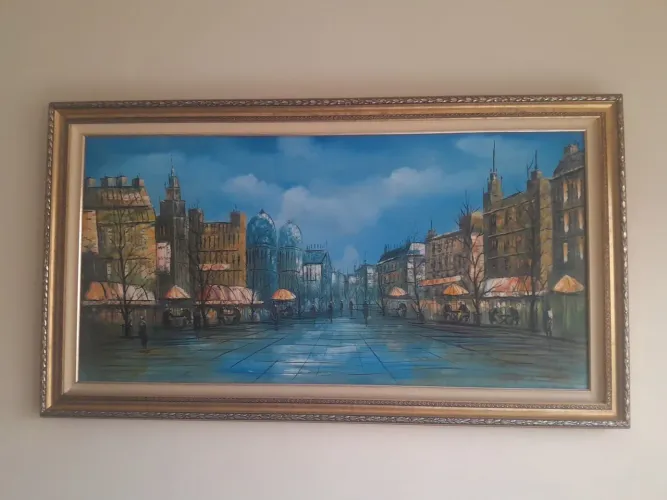 Pintura à óleo - Hart - Champs Elysée