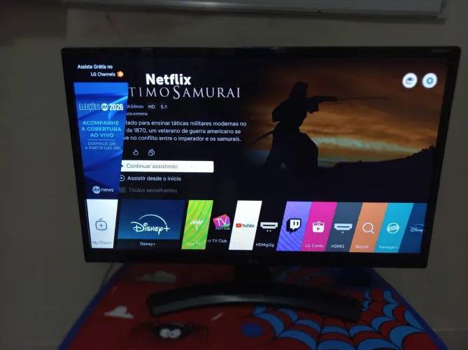 Smart TV Monitor LG 28" LED - Wi-Fi Integrado / HDMI / USB