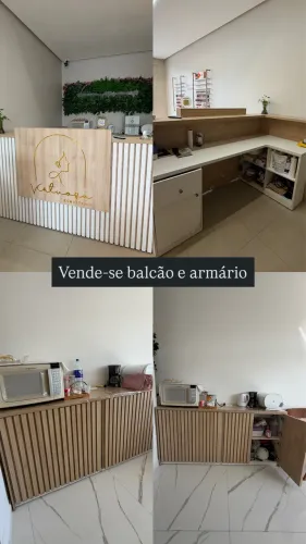 Balcão e armário