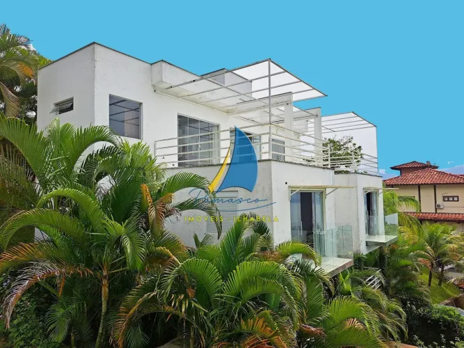 Imperdível! Casa de luxo à venda em Ilhabela-SP, bairro Siriuba: 3 suítes, 2 salas, 5 banh