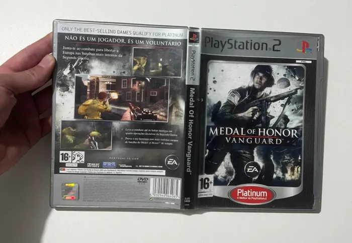 Medal of Honor vanguard ps2 original em português