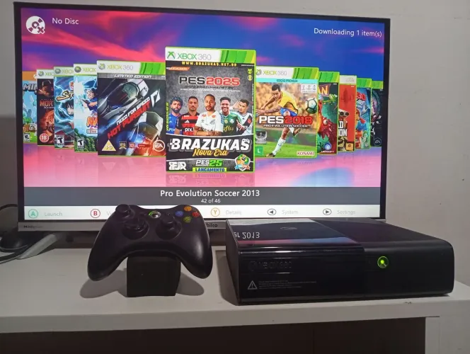 Xbox 360 turbinado com mais de 3mil jogos entrego