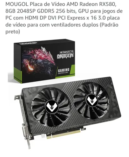 Placa de vídeo rx580