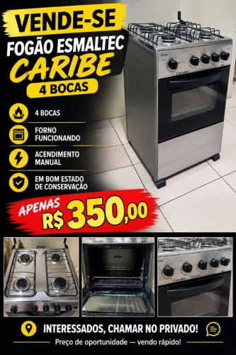 Fogão Esmaltec Caribe