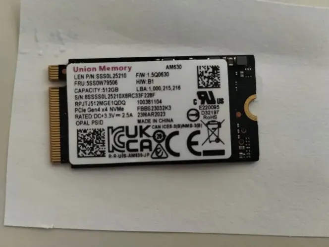 SSD NVMe Gen4 x4 512GB para retirada é R$330