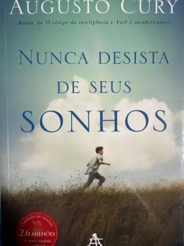 Livro Nunca desista de seus sonhos