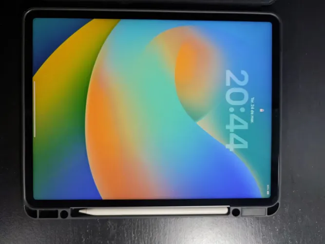 iPad Pro 12.9" M1 (5ª Geração) 128GB + Apple Pencil 2 + Capa Protetora