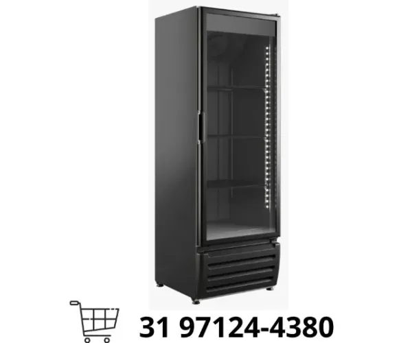 Cervejeira Porta de Vidro 500L com LED Braslar