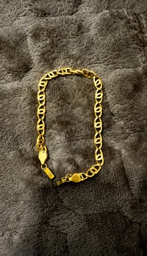 Pulseira de Ouro 18 K. 7,3 Gramas.