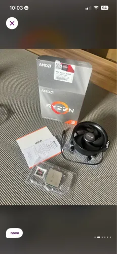 Processador Ryzen amd 3 4100 amd 4 caixa aberta produto novo