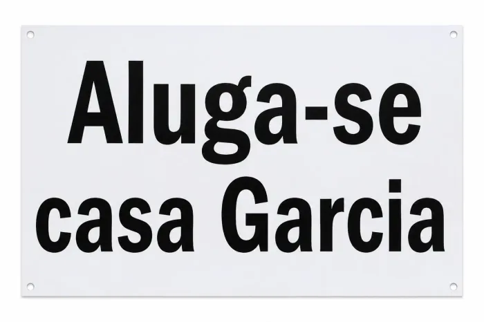 Aluga-se casa Garcia