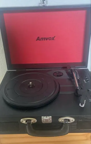 Toca discos Amvox + Vinis diversos