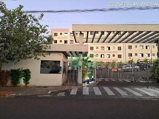 Apartamento com 2 dormitórios à venda, 43 m² por R$ 103.704,06 - Jardim Ouro Verde - Bauru