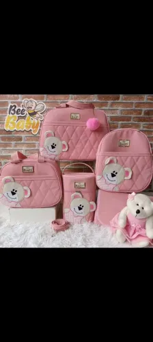 Bolsas maternidade menina 5 peças 