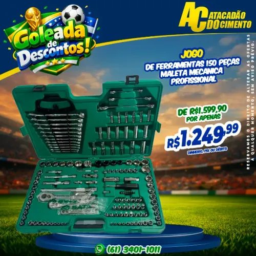 Jogo de Ferramentas com 150 Peças SATA-ST09510L