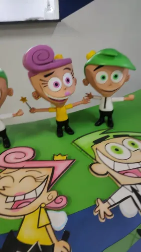 Bonecos dos Padrinhos Mágicos para colecionador 