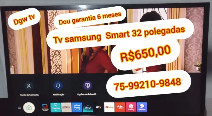 Tv samsung 32 polegadas 
