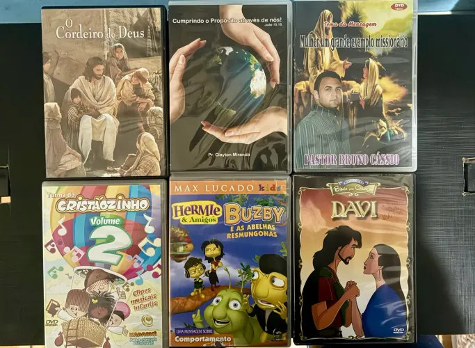 Coleção DVDs Gospel Infantil e Pregações