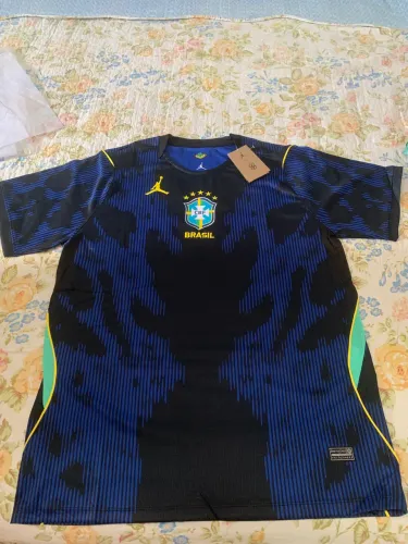 Camisa do Brasil Masculina Azul Tamanhos M e G