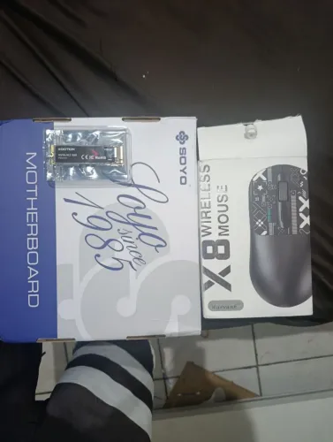 Placa mãe x99, mause x8, SSD 256 GB