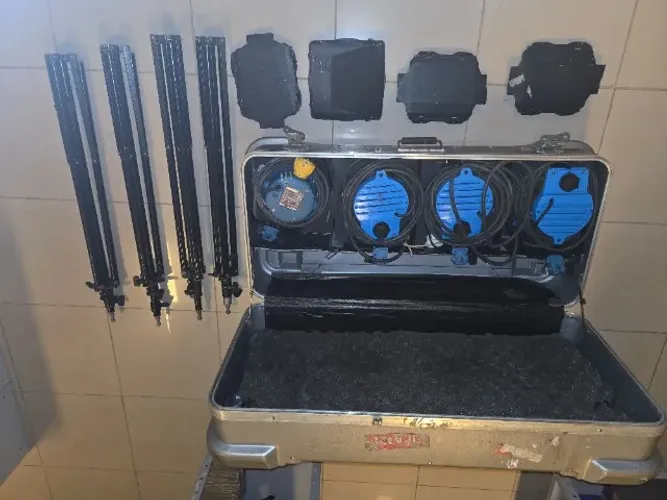 Kit Fresnel Arri - 3x 650 / 1x 1000