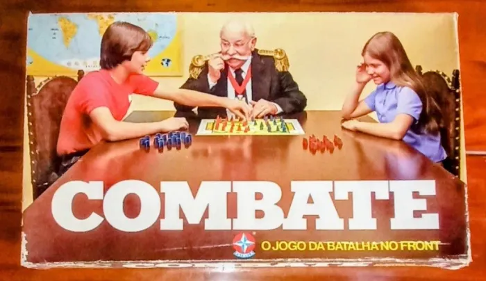Jogo de tabuleiro Combate Estrela original anos 70 antigo único dono completo