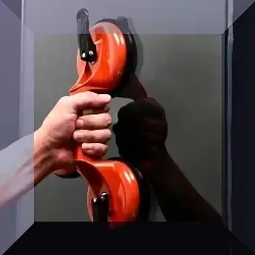 Ventosa para porcelanatos e vidros com fixação de 80kg - dupla Pronta Entrega