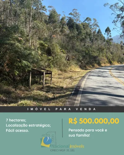 7 HECTARES na divisa de MG/SP com acesso no asfalto!