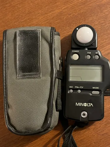 Minolta  fotômetro auto meter  IV F