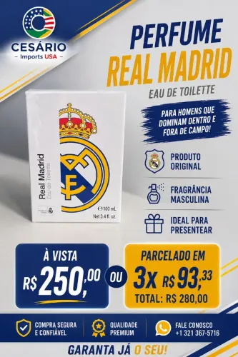 Perfume Importado - Real Madrid