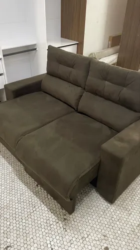 Sofá Retrátil e Reclinável 1.70M [Entrega Grátis]
