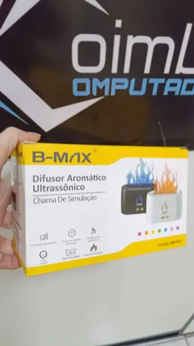 Difusor Aromático Efeito Fogo Umidificador de Ar Simula Chamas b-max bm063 -Loja Coimbra