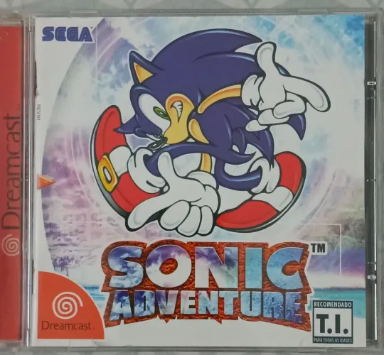 Dreamcast - Sonic Adventure. (Nacional/Original da Época)