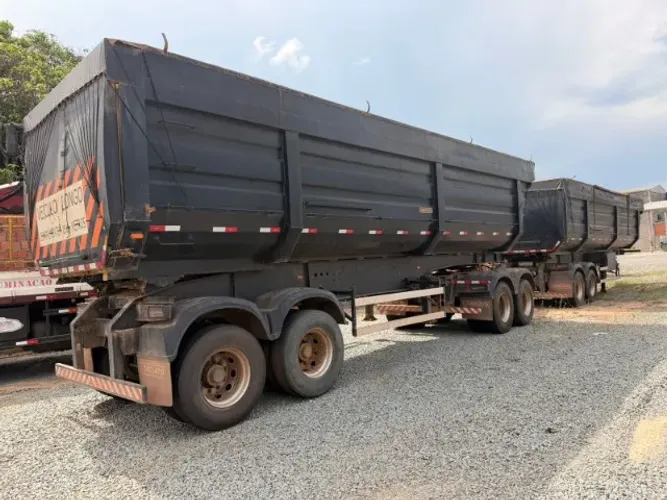 Carreta Rodocaçamba Librelato 2023-24 - C/Pneus, Manta e Lonafácil