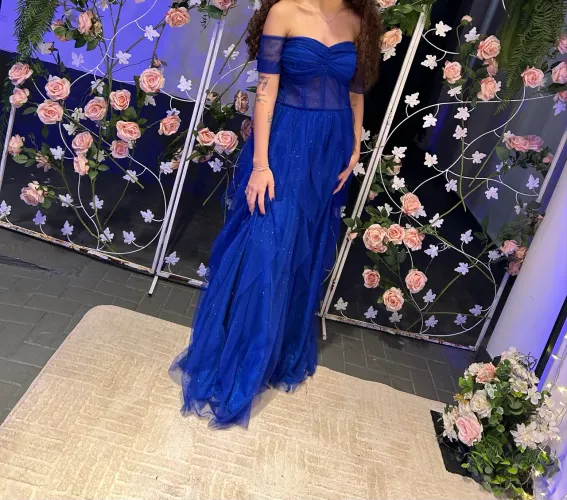 Vestido de Festa Azul