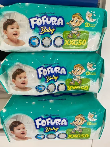 Fralda XXG com 50 unidades pro R$35 cada 