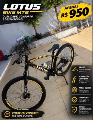 Bicicleta LOTUS extremamente conservada!!