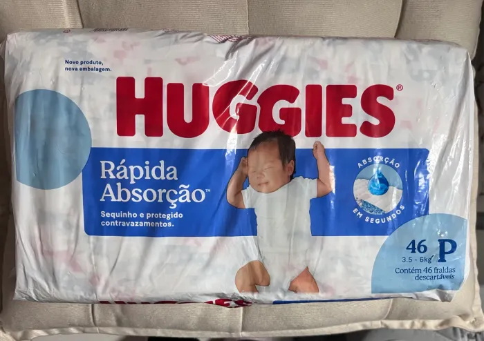 Fralda Huggies tamanho P