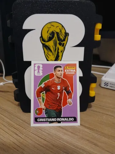 Figurinha Legend Cristiano Ronaldo Bordô