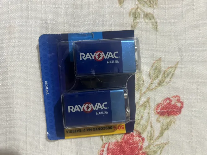 Pilha alcalina 9V