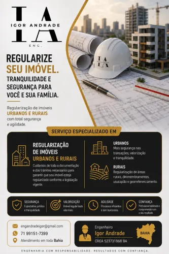 Regularização de imóveis urbanos e rurais